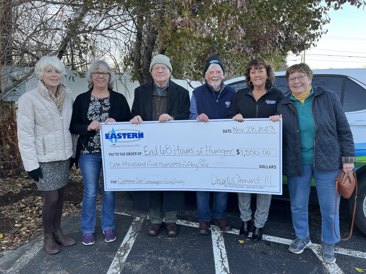 Eastern donates food and funds to End 68 Hours of Hunger in Rochester