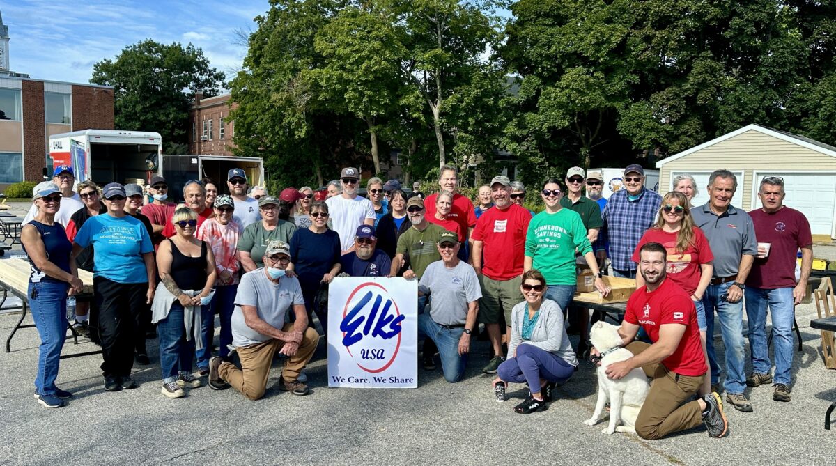 Rochester Elks Lodge #1393 hosts “Build Day” for the “Sleep in Heavenly Peace” Organization.