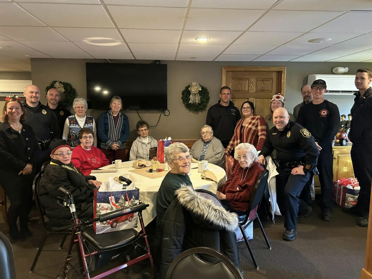 Communications Center, Police Department, Project Good Morning program Gather for Annual Holiday Breakfast